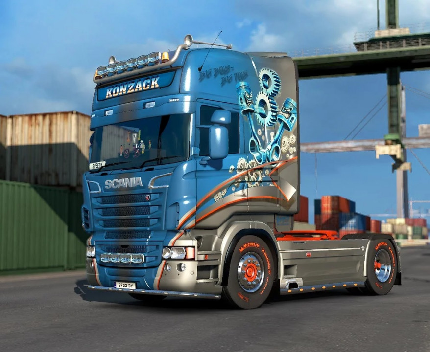 S-Scania RJL Konzack Transport Skin